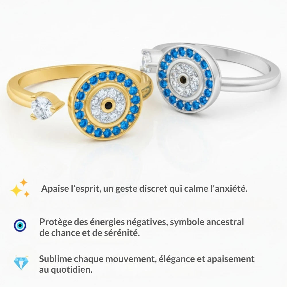 Bague porte-bonheur ajustable | Symbole d’amour et de protection
